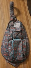 Kavu Rope Sling Bag True Outdoor Wear Crossbody with Aztec Pattern Great Cond.