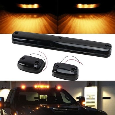 Full White LED Cab Roof Marker Light For 2007-21 Silverado/Sierra 2500HD 3500HD