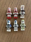 Lego Star Wars Trooper Labs Customs Lot Of 6 Rare Clone Troopers Amazing Deal!