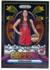 GEORGIA AMOORE 2025 PANINI PRIZM WNBA GROOVY INSERT 3 WASHINGTON MYSTICS ROOKIE