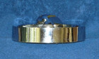 Vintage Mid Century Modern Heavy Duty Chrome Plated Metal Felt Padded Ashtray — photo 6