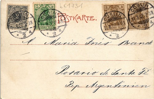 PC POLAND, KÖSLIN, DANZIGERSTRASSE, ROGZOWE ALLEE, Vintage Postcard (b60731) - 第 2/2 張圖片