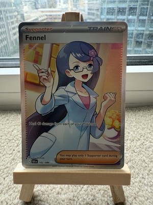 Fenchel Full Art - Pokemon TCG Black Bolt 162/086 - NM
