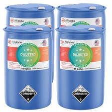75 Diluted Acetic Acid Food Grade - 4 x 55 Gallon Drums