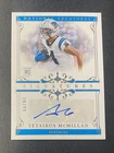 2025 NATIONAL TREASURES Tetairoa McMillan ( PANTHERS ) AUTO AUTOGRAPH RC /99
