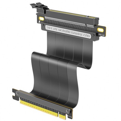 PCIE 4.0 Extension Cable 16x High Speed GPU Riser Cable with PCI Express Port