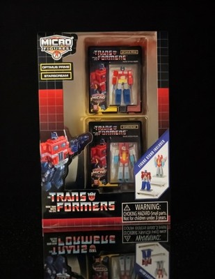 Micro Figures 2-Pack Optimus Prime and  Starscream