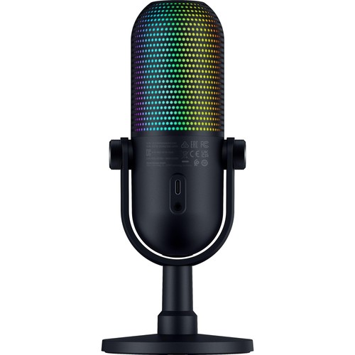 Seiren V3 Chroma RGB USB Mikrofon mit Tap to Mute (Reaktive Beleuchtung - Bild 9 von 24