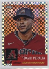 2022 Topps Chrome Platinum Anniversary X-Fractor David Peralta #119 7m3
