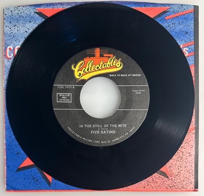 The Five Satins / In The Still of The Night / Collectables 45rpm / Mint