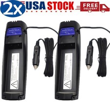   2X 12-24V Scanreco 434 Battery Charger for 7.2V SCANRECO 592 590 960 RC400