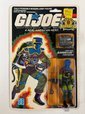 GI JOE 1989 Sealed BARBECUE FIREFIGHTER