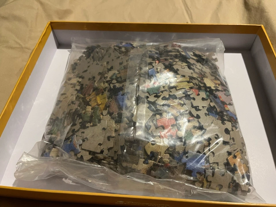 PUZZLE PIEZA DE ARTE GRANADA Lawren S. Harris Casa Roja y Trineo Amarillo 1000  Foto 3 de 4