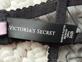 Victoria's Secret Sexy Little Things Women's Black Ruched Lingerie Garter Sz 36B