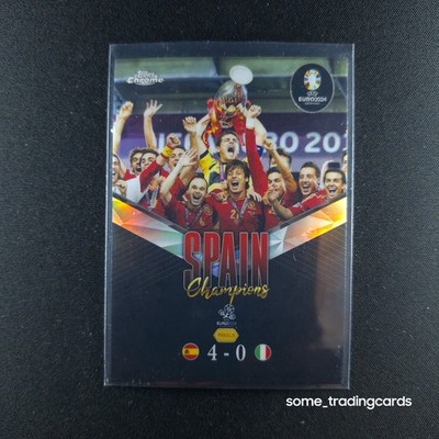 Topps UEFA Euro 2012 Final Spain Showdown Chrome UEFA EURO 2024