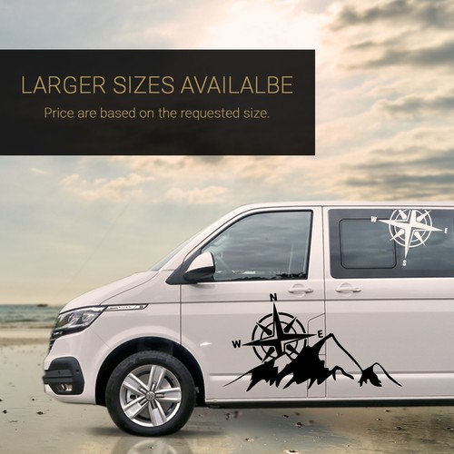 Sun Decal Sunset Sunshine Beach Sea Camping Sticker Car Truck Gift Idea - Bild 6 von 6