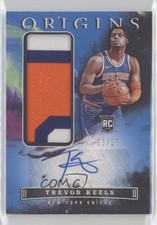 2022-23 Panini Origins Rookie Jersey Blue 3/25 Trevor Keels #RJA-TKL Auto 12z3
