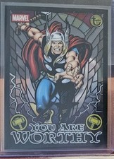 THOR 2026 TOPPS MARVEL BROOKLYN CAPTAIN AMERICA YOU ARE WORTHY STAINED GLASS SP