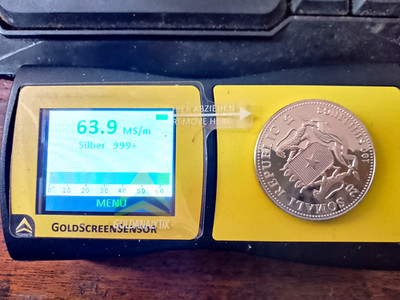 25 Somalia Elephant 2015   Silbermünzen 0.999, Getestet, Tube, Gold. De 120 / Oz