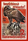 WW2 German Third Reich Deutschland Erwacht Eagle Propaganda Military poster