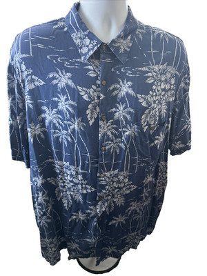 Batik Bay Shirt Mens XXL 2XL Hawaiian Island Button Down Tropical