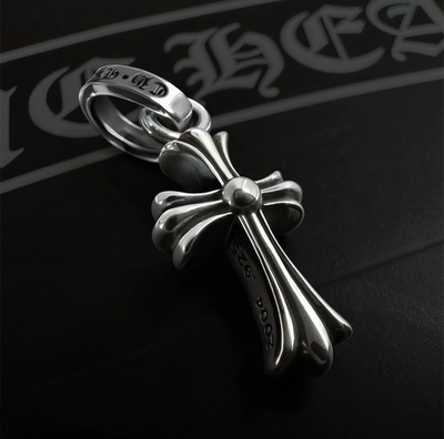 #ad #ad Chrome Hearts Cross Baby Fat Charm Pendant CH Pouch and Gift Bag $499.99