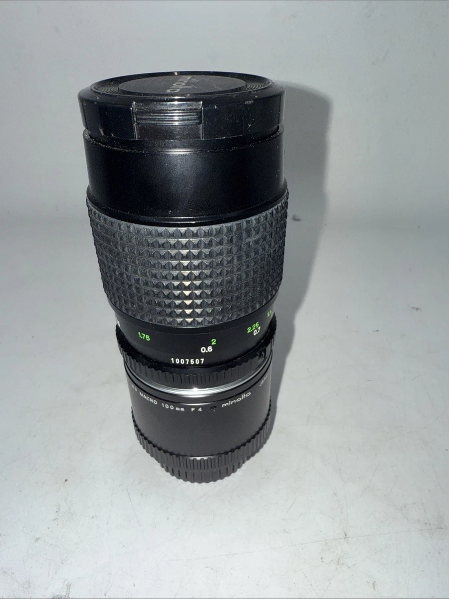 Minolta MD Macro/Close Up Camera Lenses 100mm Focal for sale | eBay
