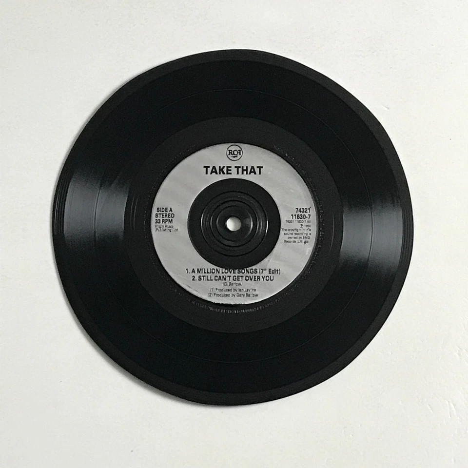 Take That - A Million Love Songs - The Love Songs E.P. 7" Record - EX - Image 3 of 4