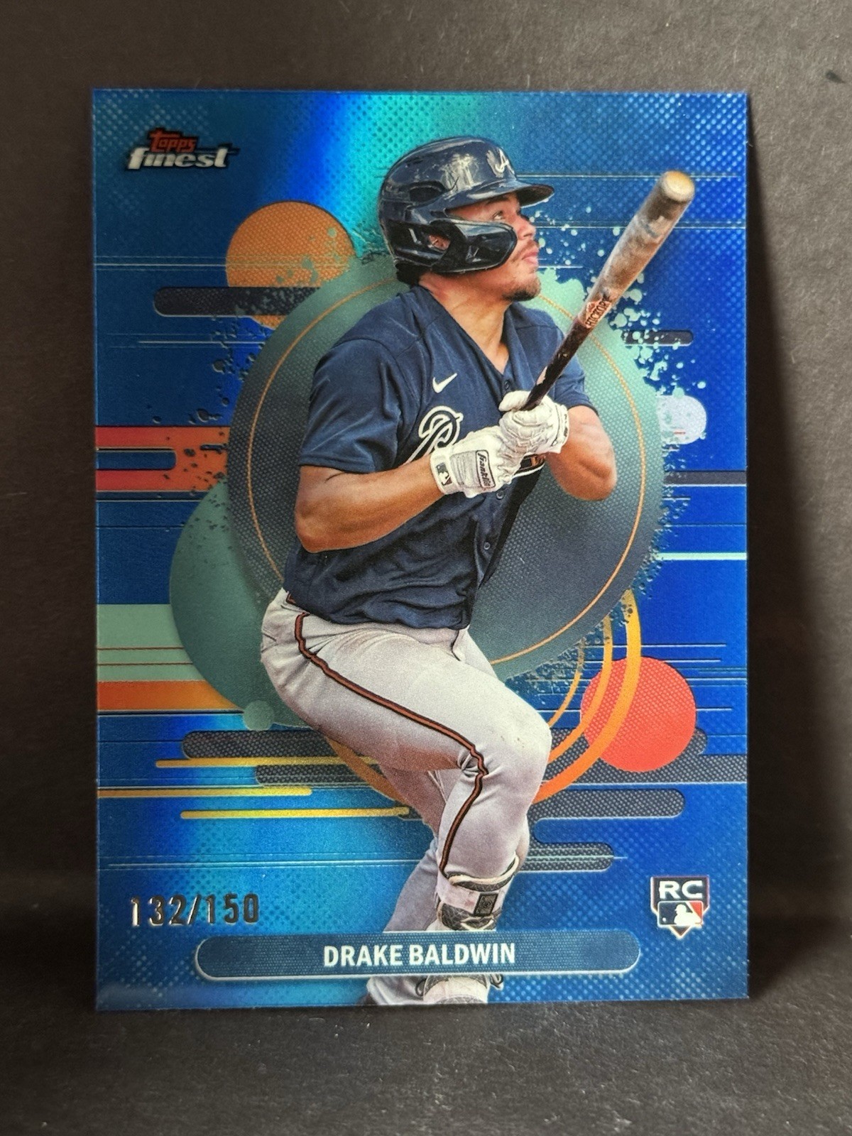 DRAKE BALDWIN 2025 Topps Finest RC #183 Blue Refractor /150 Braves