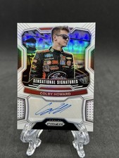 2022 Panini Prizm Racing - Colby Howard Sensational Signatures White Auto 4/5