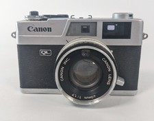 Canon Canonet QL17 I Black Camera 40mm f/1.7 lens Japan Untested For Parts