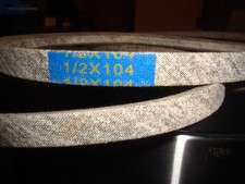 Do John Deere Pasek napędowy kosiarki 100 Seria 42" Pokłady - Część # GX20072 1/2" x 104"