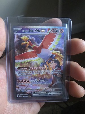 Pokémon Ethan's Ho-Oh EX 230/182 Destined Rivals Holo Special Illustration Rare