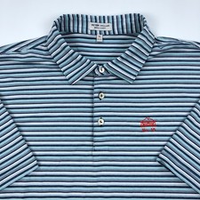 Peter Millar Polo Shirt Men XL Golf Pinehurst No. 10 Sandmines Summer Comfort