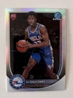 2025-26 Bowman Basketball VJ Edgecombe Red Rookie Logo SSP Sixers RC