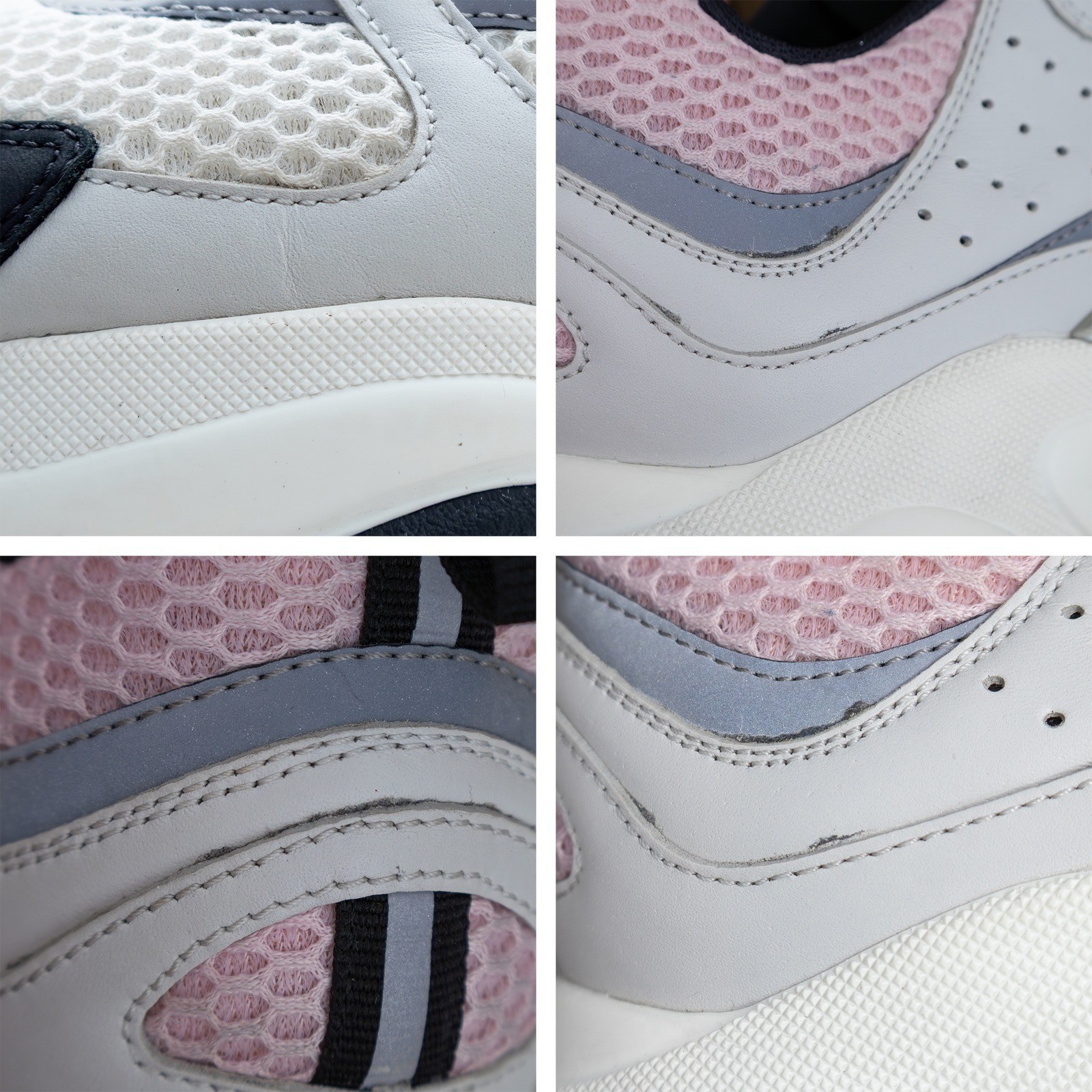 Dior B-22 Chunky Mesh Sneakers – Grey / Pink - Size EU 41 / US 10 image 10