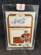 ARCH MANNING 2025 National Treasures Silhouettes Signature Gold 6/10