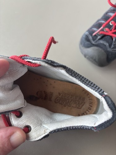 Pepino by Ricosta Blue Red Leather Lace Up Casual Shoes Kids 26 / US 9.5 Toddler - Picture 7 of 7