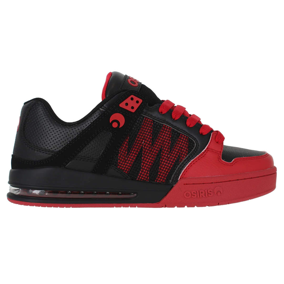 Osiris Mens Pixel Skate Shoes Black/Red/Gum | eBay