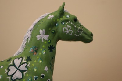 Breyer Standing Stock Horse Foal to Fun St. Patrick's Day Themed Decorator- !!