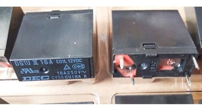 5PC NEW DEC relay DG1U 16A 12VDC   *tm