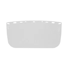 BULLARD 840ME Hard Hat Clear Visor,Flat,Polyester PK 10