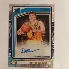 2024-25 Panini Donruss - Rated Rookie Signatures Dalton Knecht #259 Choice (AU,
