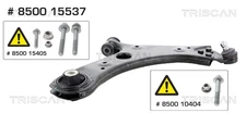 Outer Triscan 8500 15537 Control Arm, Suspension for Fiat, Jeep