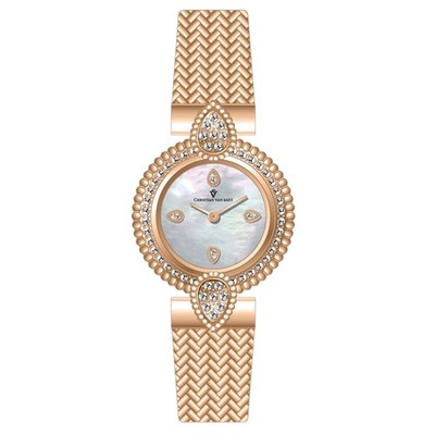 Christian Van Sant Women's Valor Silver Dial Watch - CV1272