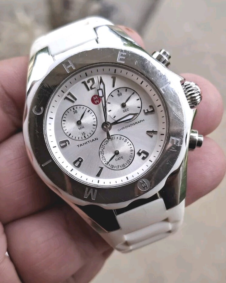 Michelle Chronograph White 37.7mm Watch -Ref. MWW12F000032  display picture 2