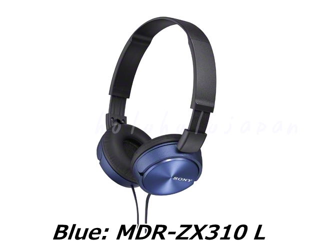 SONY MDR-ZX310 HEADPHONES Genuine From Japan Quick folding