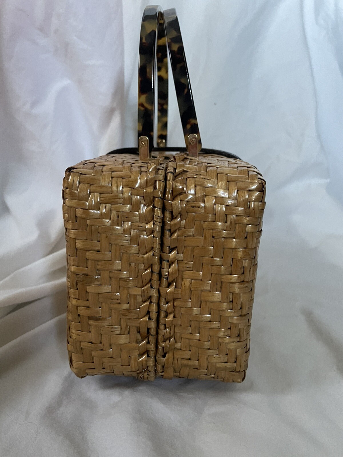Vintage Kate Spade Italian Wicker Handbag image 5