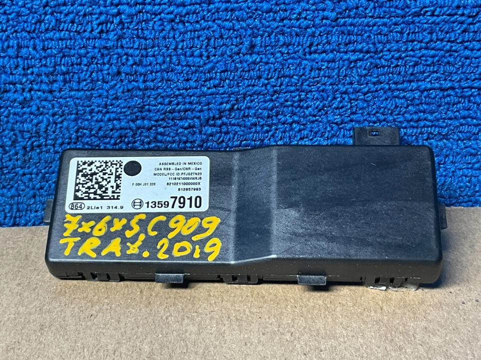 2017 - 2021 CHEVROLET TRAX CHAVE SEM CHAVE MENOS ENTRADA RECEPTOR MÓDULO UNIDADE FABRICANTE DE EQUIPAMENTO ORIGINAL - Imagem 2 de 4