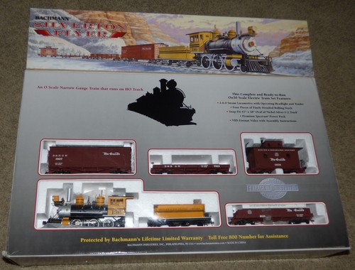 Bachmann On30 Silverton Flyer Denver & Rio Grande Model Train Set 25010